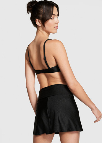 Чорний літній купальник (ліф, труси, спідниця) роздільний Victoria's Secret