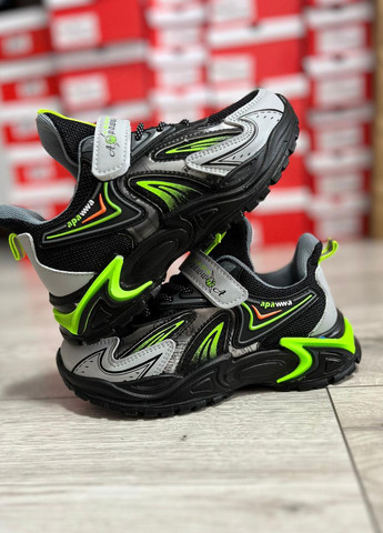 Серые демисезонные кроссовки Apawwa