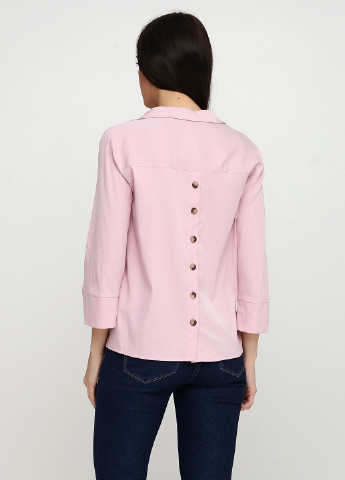 Светло-розовая демисезонная блуза Bershka