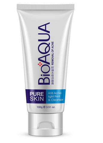 Пенка для умывания от акне Pure Skin для проблемной кожи, 100 г Bioaqua (231463529)