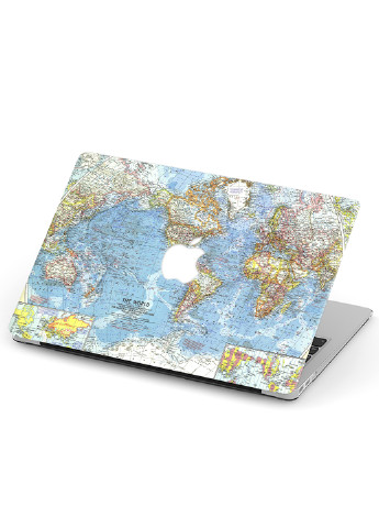 Чехол пластиковый для Apple MacBook Pro 13 A2289 / A2251 / A2338 Карта мира (World map) (9772-2396) MobiPrint (218857830)