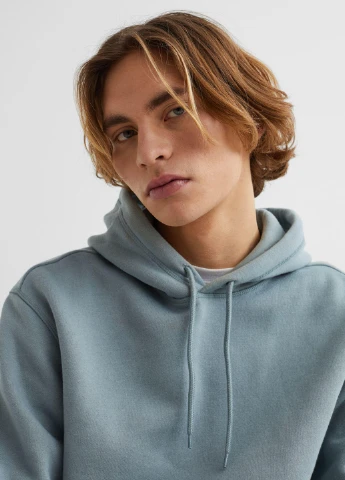 Худі фліс,сіро-блакитний, H&M (255847804)