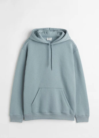 Худі фліс,сіро-блакитний, H&M (255847804)
