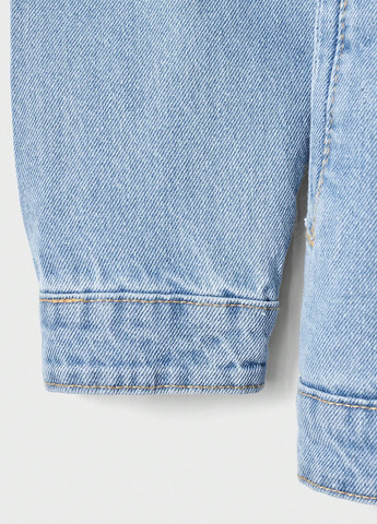 Голубая демисезонная куртка SHEIN