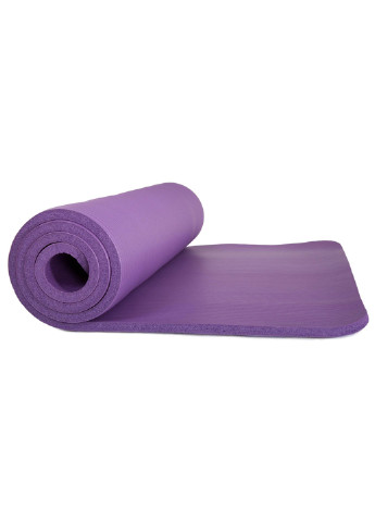 Коврик для йоги NBR HIGH-Density 10 мм фиолетовый (йогамат из вспененного каучука для фитнеса и пилатеса) EF-NK10V EasyFit (237596290)