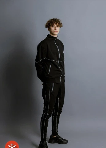 Костюм чоловічий Reflective/Black на флісі VDLK (255288568)