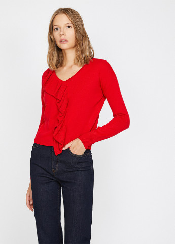 Червоний демісезонний пуловер пуловер KOTON