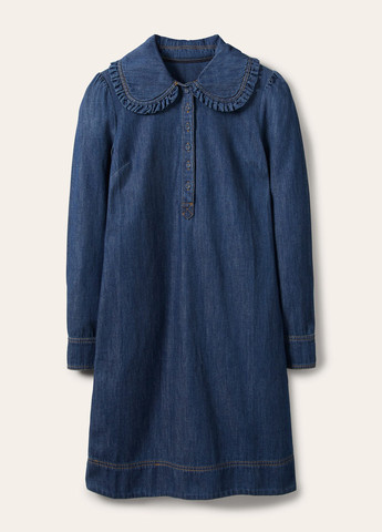 Синя джинсова сукня сукня-сорочка Boden однотонна