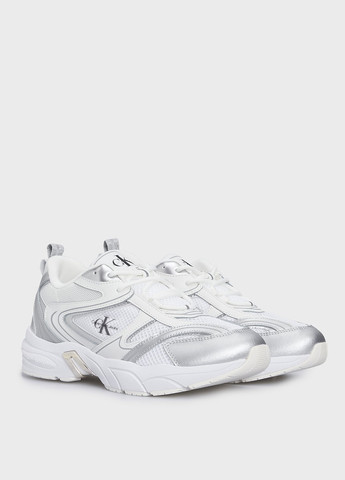 Кроссовки Calvin Klein Jeans серебряные демисезоны (328213881)