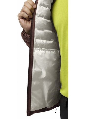 Коричневий демісезонний Пуховик Jack Wolfskin