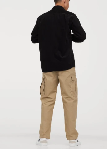 Бежевые летние брюки H&M