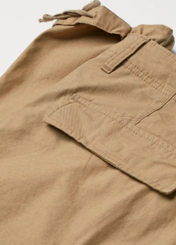 Бежевые летние брюки H&M
