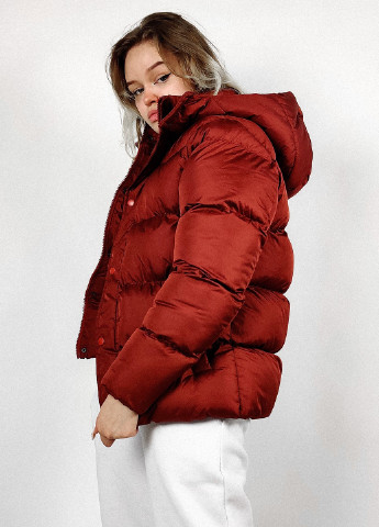 Терракотовая зимняя куртка PrettyLittleThing