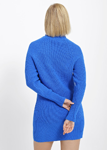 Синее кэжуал платье платье-свитер Sewel однотонное