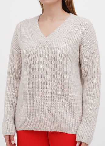 Светло-бежевый демисезонный пуловер пуловер Banana Republic