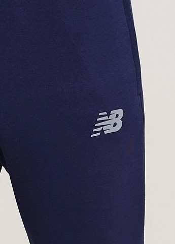 Синие спортивные демисезонные джоггеры брюки New Balance