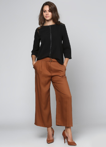 Светло-коричневые кэжуал демисезонные брюки Marks & Spencer