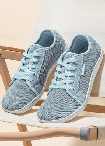 Серо-голубые демисезонные кроссовки SHEIN