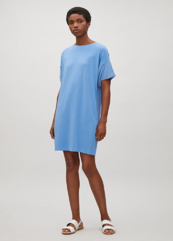 Блакитна кежуал сукня сукня-футболка Cos однотонна
