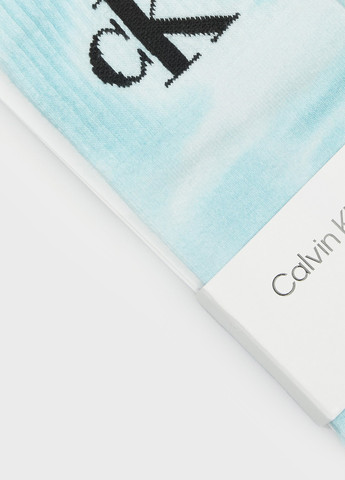 Бірюзові шкарпетки Calvin Klein Jeans тай-дай (347656409)