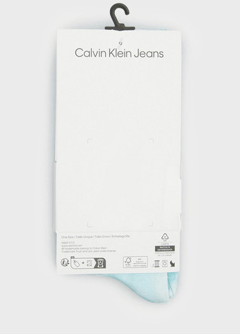 Бірюзові шкарпетки Calvin Klein Jeans тай-дай (347656409)