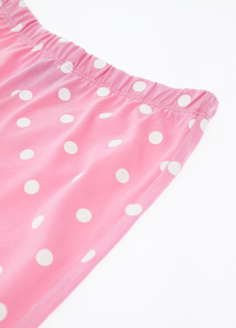 Розовая всесезон пижама футболка + брюки DeFacto