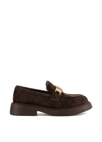 Le'BERDES Туфлі лофери темно-коричневий з натуральна замша, україна — демісезон (361019826)