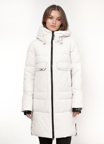 Молочна зимня куртка куртка-пальто Peercat