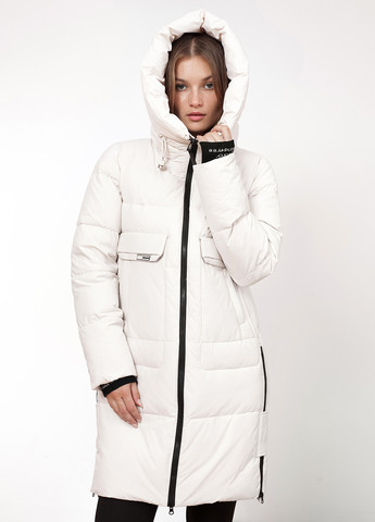 Молочна зимня куртка куртка-пальто Peercat