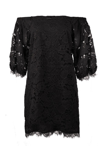 Черное кэжуал платье на подкладе LOVE REPUBLIC