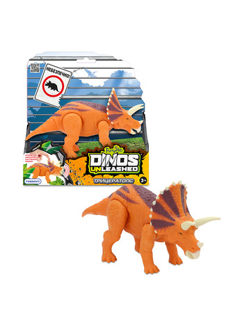 Інтерактивна іграшка Трицератопс, 14 см Dinos Unleashed (257469206)