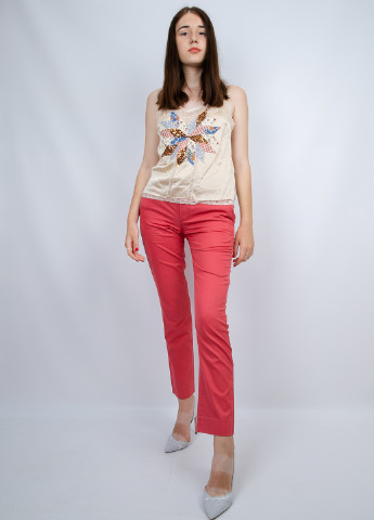 Розовые кэжуал летние прямые брюки Ralph Lauren