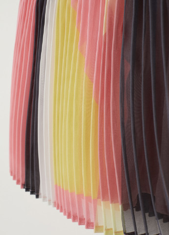 Разноцветная кэжуал градиентной расцветки юбка H&M плиссе