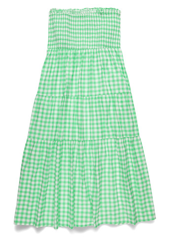 Зелена кежуал сукня кльош Studio в клітинку