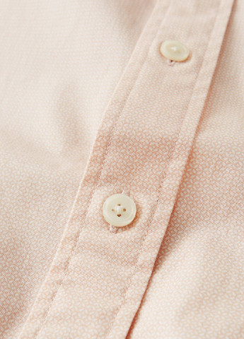 Светло-розовая кэжуал рубашка однотонная Abercrombie & Fitch