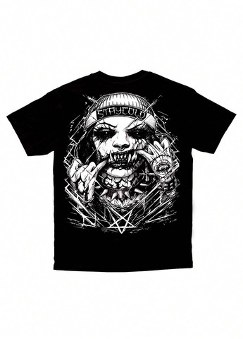 Черная футболка SHEIN