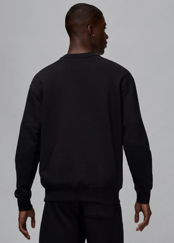 Чорний світшот fv7293-010 Nike однотонний без декору (303023571)