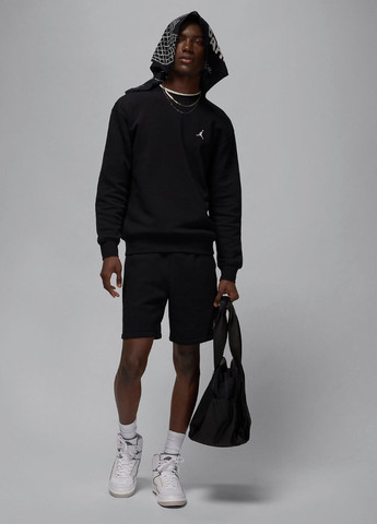 Чорний світшот fv7293-010 Nike однотонний без декору (303023571)