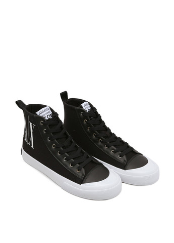 Черные кеды Armani Exchange