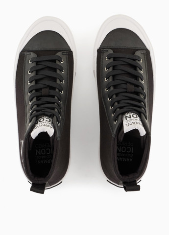 Черные кеды Armani Exchange