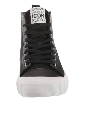 Черные кеды Armani Exchange