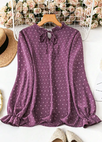 Лілова блуза SHEIN
