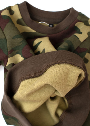 Оливковый (хаки) демисезонный комплект (свитшот, брюки) ArDoMi