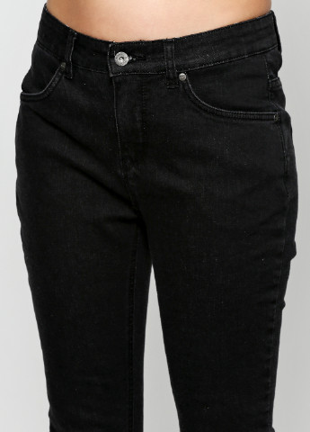 Черные демисезонные клеш джинсы Numph