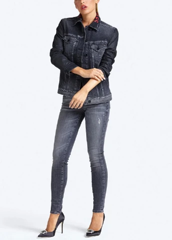 Графітова демісезонна куртка Guess
