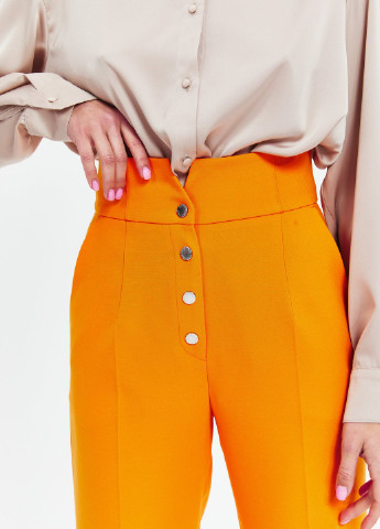 Оранжевые повседневный демисезонные брюки Gepur