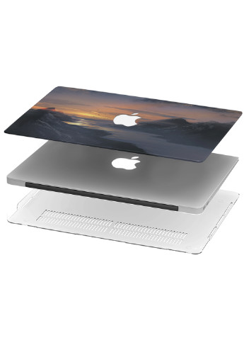 Чехол пластиковый для Apple MacBook Air 13 A1932 / A2179 / A2337 Пейзажи (Red sky at morning) (9656-2489) MobiPrint (218867490)