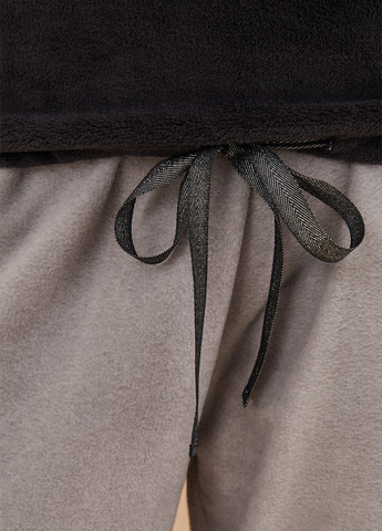 Чорна демісезонна піжама (світшот, штани) свитшот + брюки Women'secret