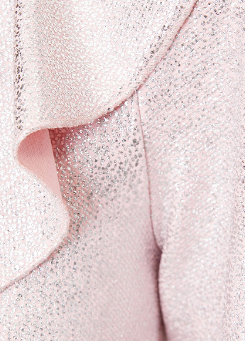 Розовое вечернее платье на запах KOTON меланжевое