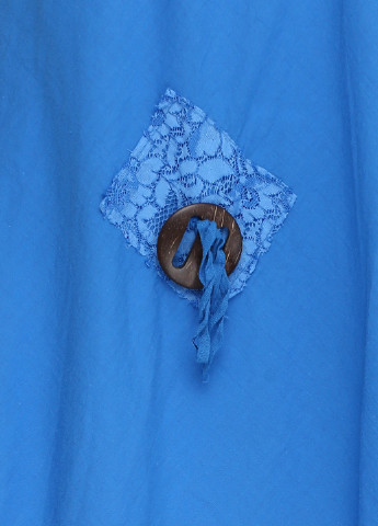 Синее кэжуал платье оверсайз New Collection с рисунком